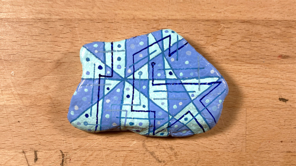 Photograph of Blue Circuit Board