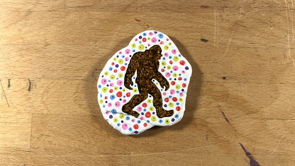 Photograph of Psychedelic Bigfoot